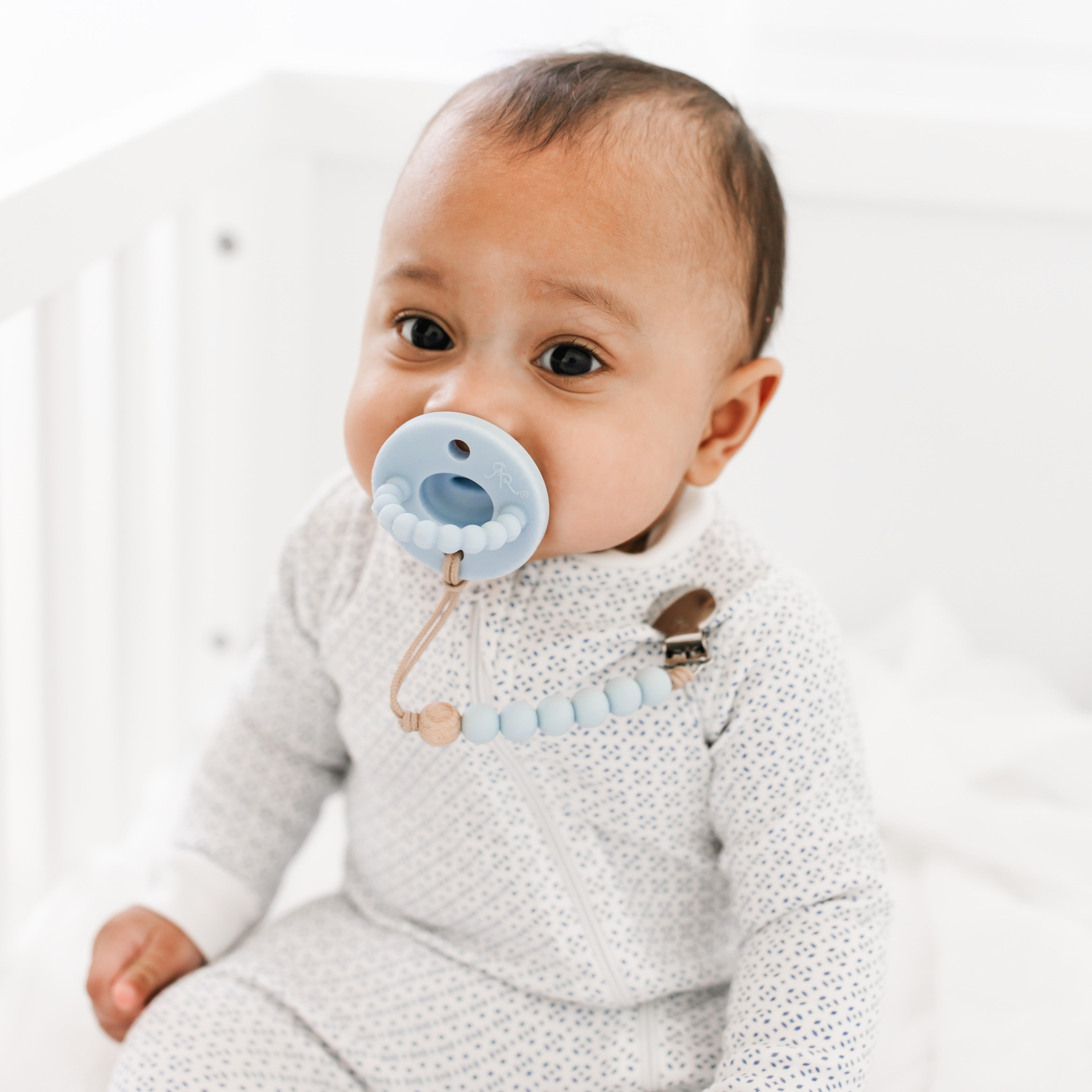 Baby using Blue Cutie PAT Flat.