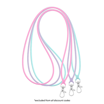 Cutie Lanyard Adult Silicone 3 Packs