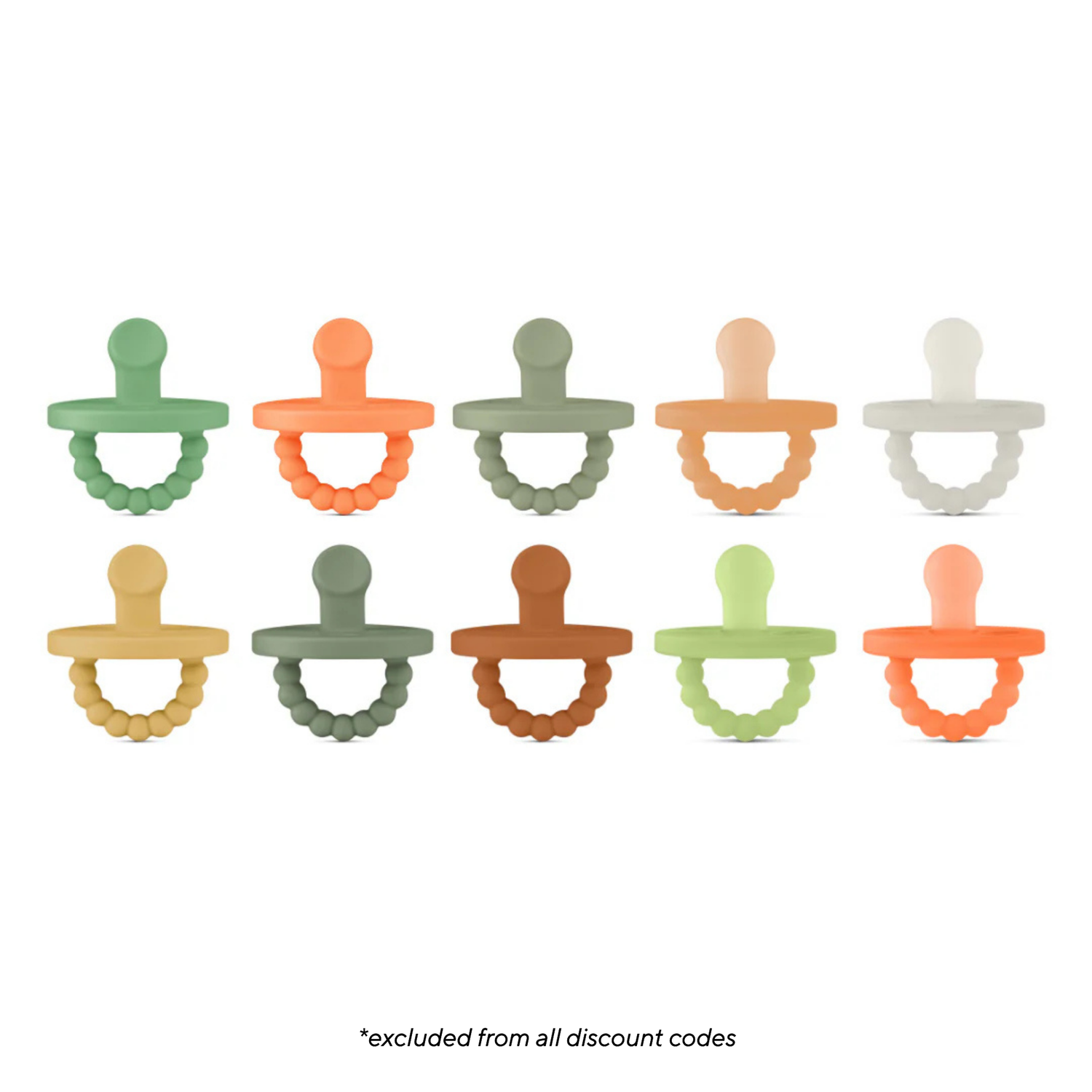 Cutie PAT Slant (0-6m) Pacifier Value 10 Packs