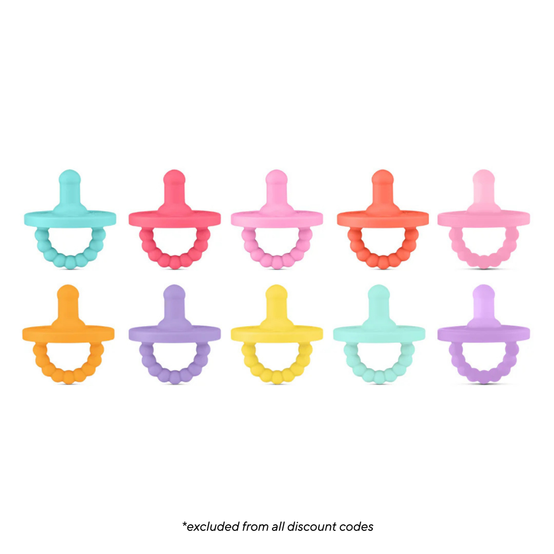 Cutie PAT Round (0-6m) Pacifier Value 10 Packs
