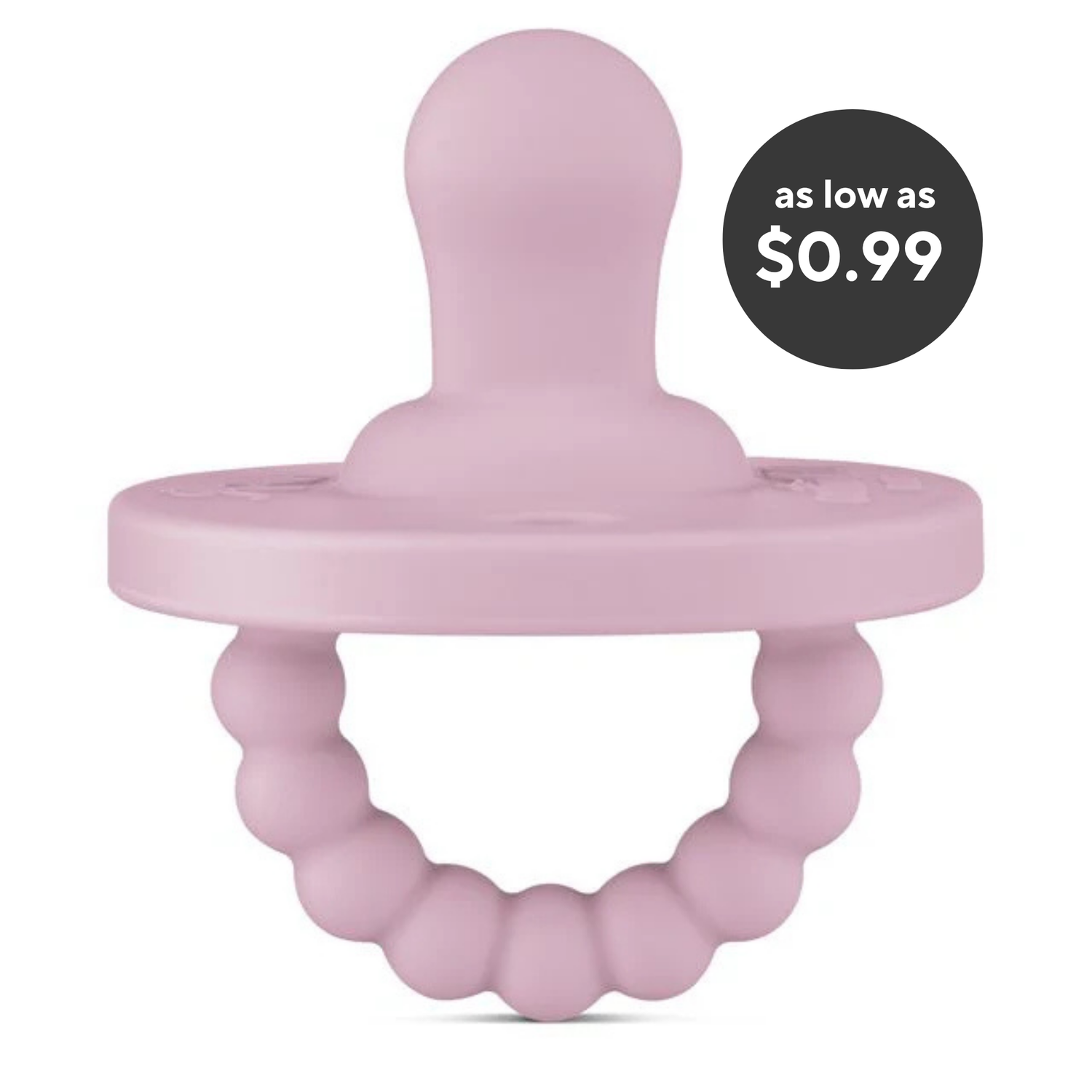 Cutie PAT Flat (0m+) Pacifier + Teether