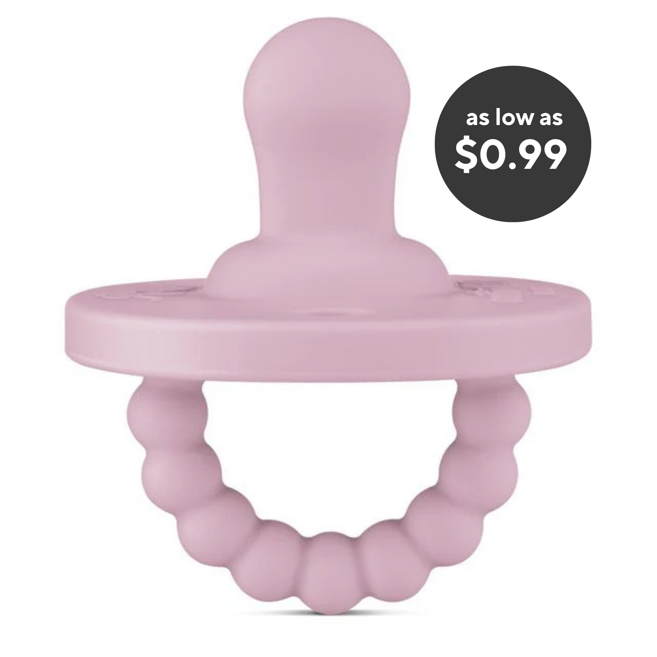 Cutie PAT Flat (0m+) Pacifier + Teether