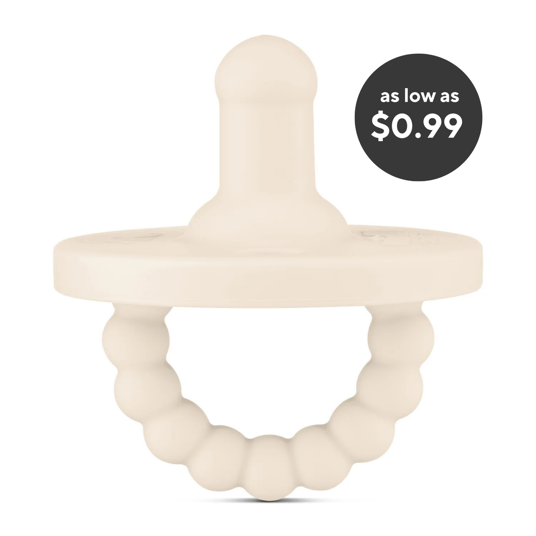Cutie PAT Round (0-6m) Pacifier + Teether