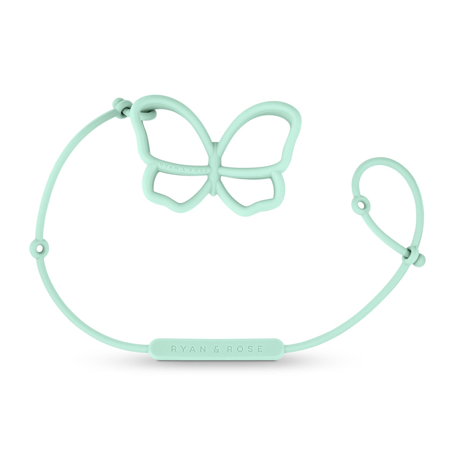 Cutie Teether - Baby Teether | Ryan & Rose Butterfly Seafoam Cutie Teether - Baby Teether | Ryan & Rose Butterfly Seafoam