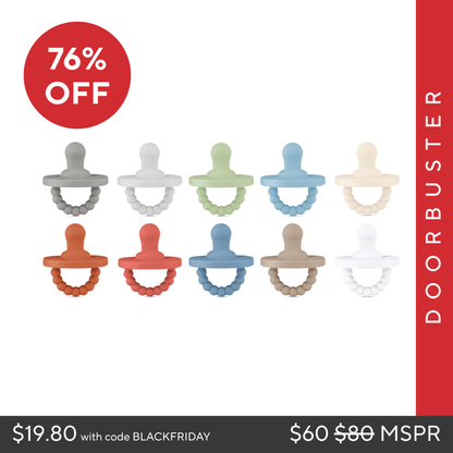 Cutie PAT Flat (0m+) Pacifier Value 10 Packs