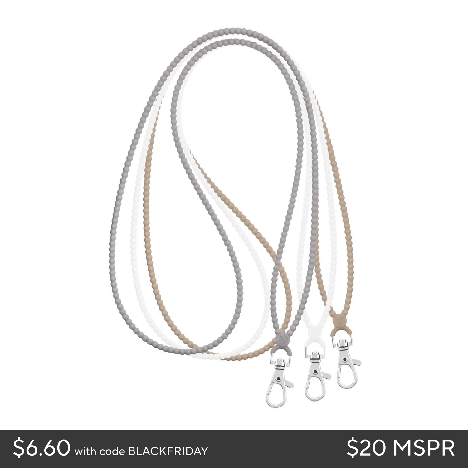 Cutie Lanyard Adult Silicone 3 Packs