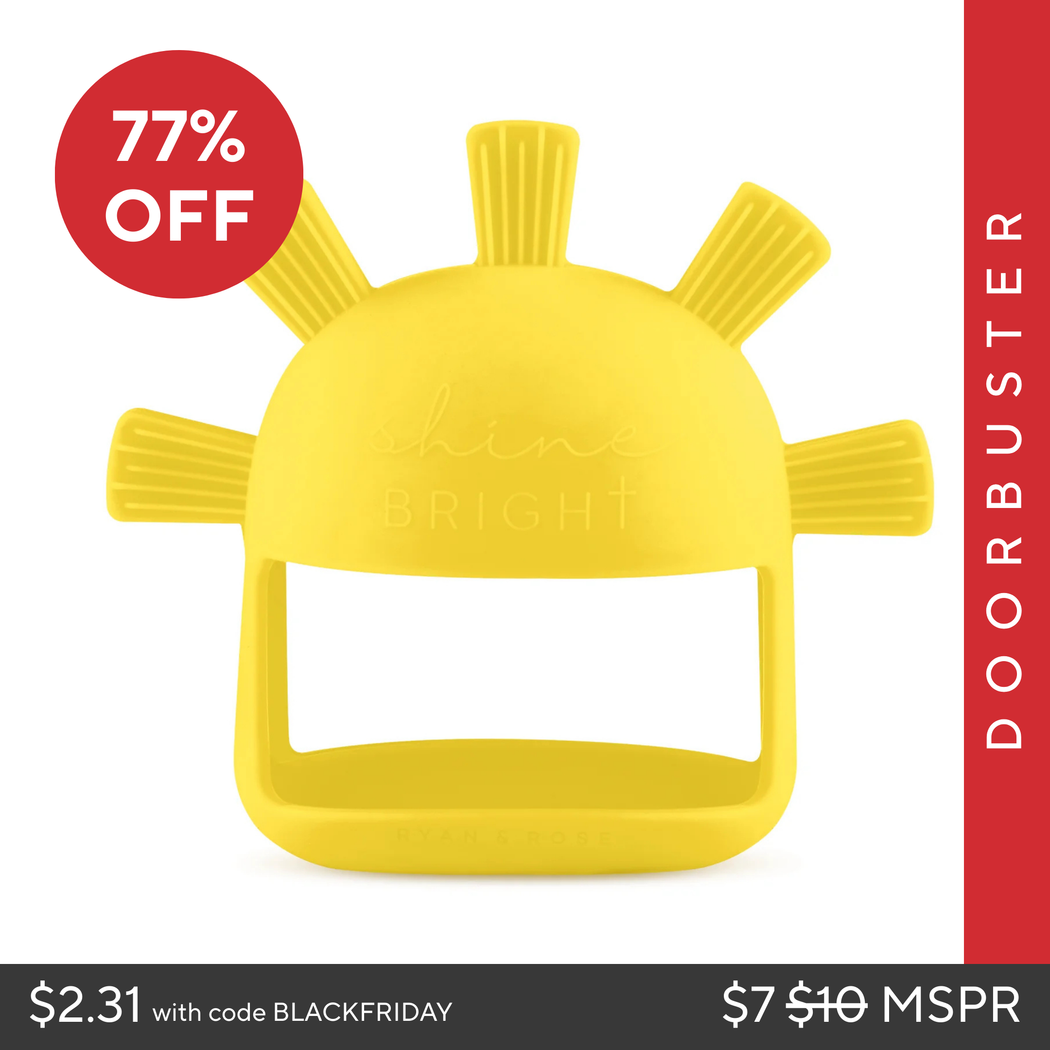 Shine Bright Teething Mitt