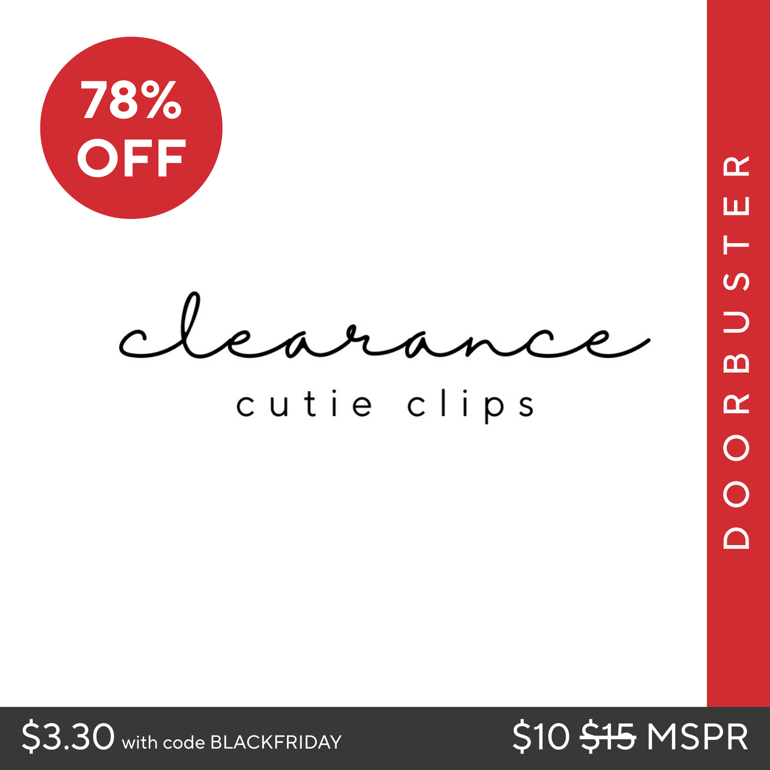Clearance Cutie Clips