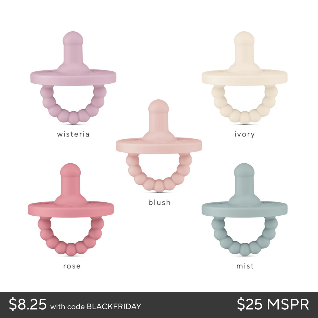 Cutie PAT Round (0-6m) Pacifier Value 5 Packs