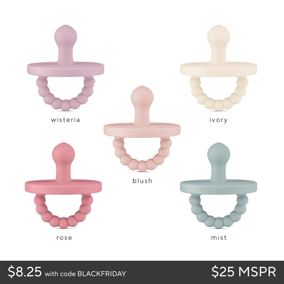 Cutie PAT Bulb (0-6m) Pacifier Value 5 Packs