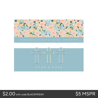 Bookmark + Cross Paper Clips