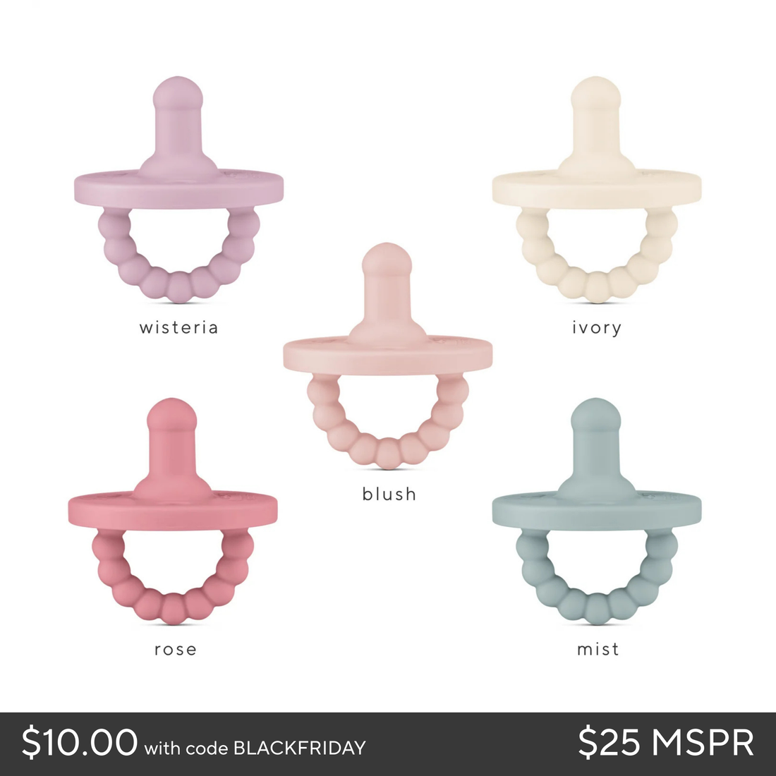 Cutie PAT Round (0-6m) Pacifier Value 5 Packs