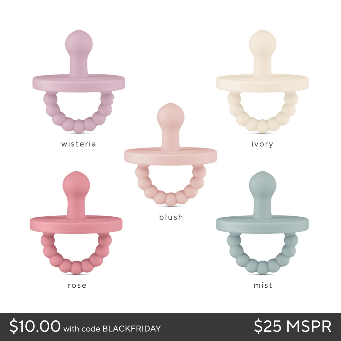 Cutie PAT Bulb (0-6m) Pacifier Value 5 Packs