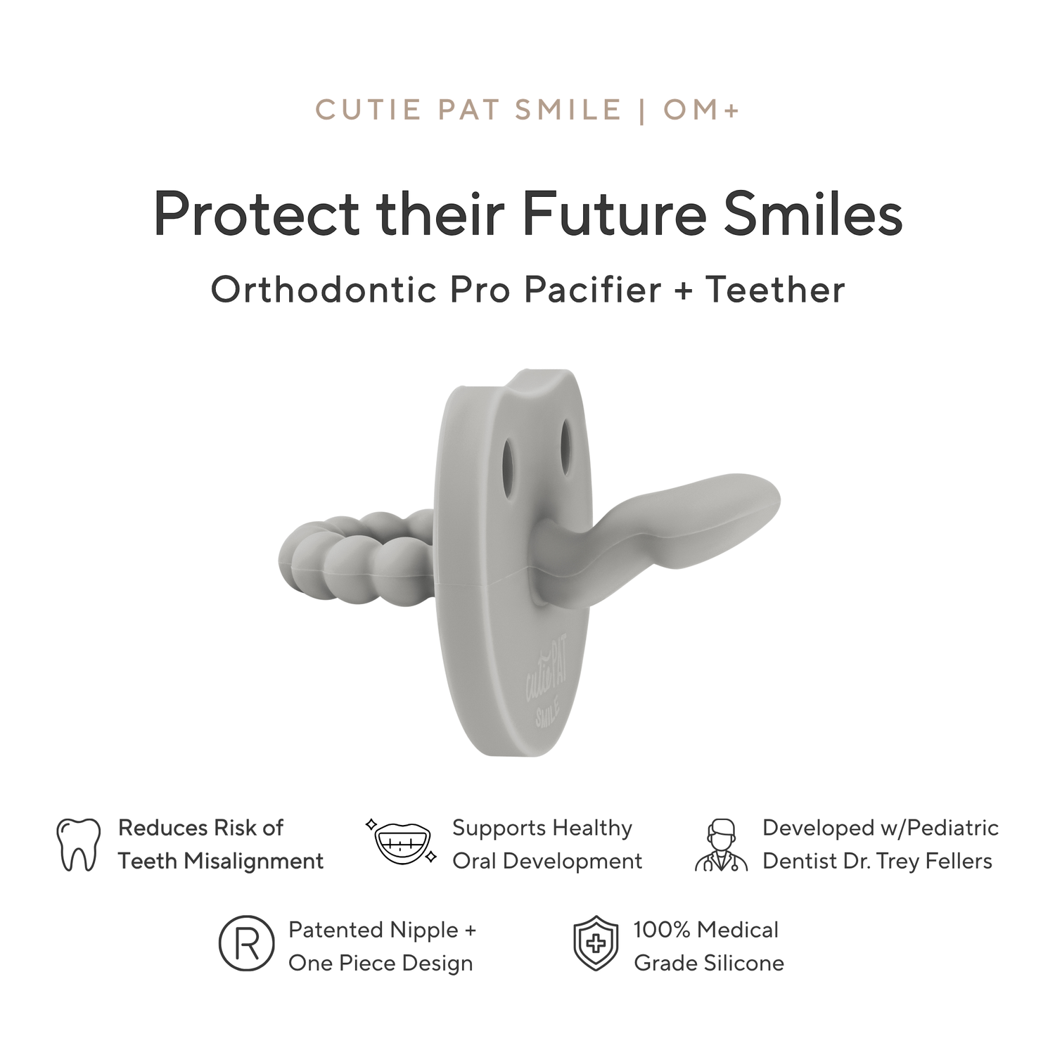 Cutie PAT Smile (0m+) Pacifier Value 3 Packs