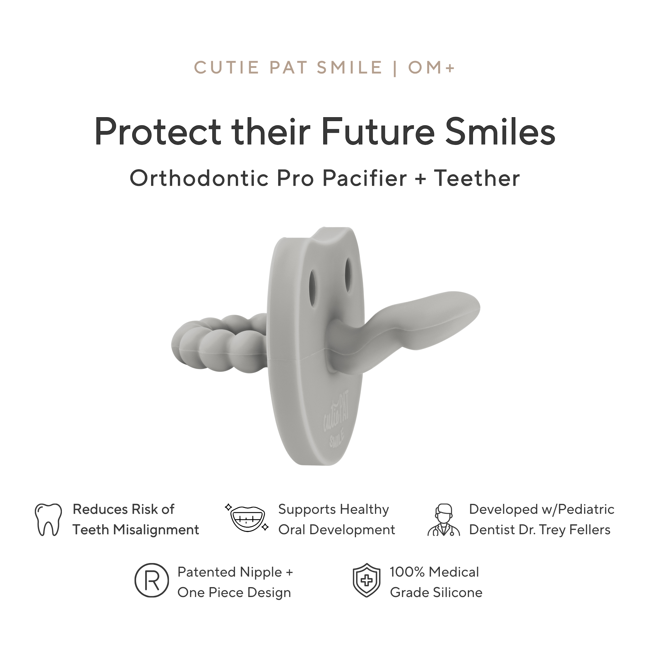 Cutie PAT Smile (0m+) Pacifier Value 3 Packs
