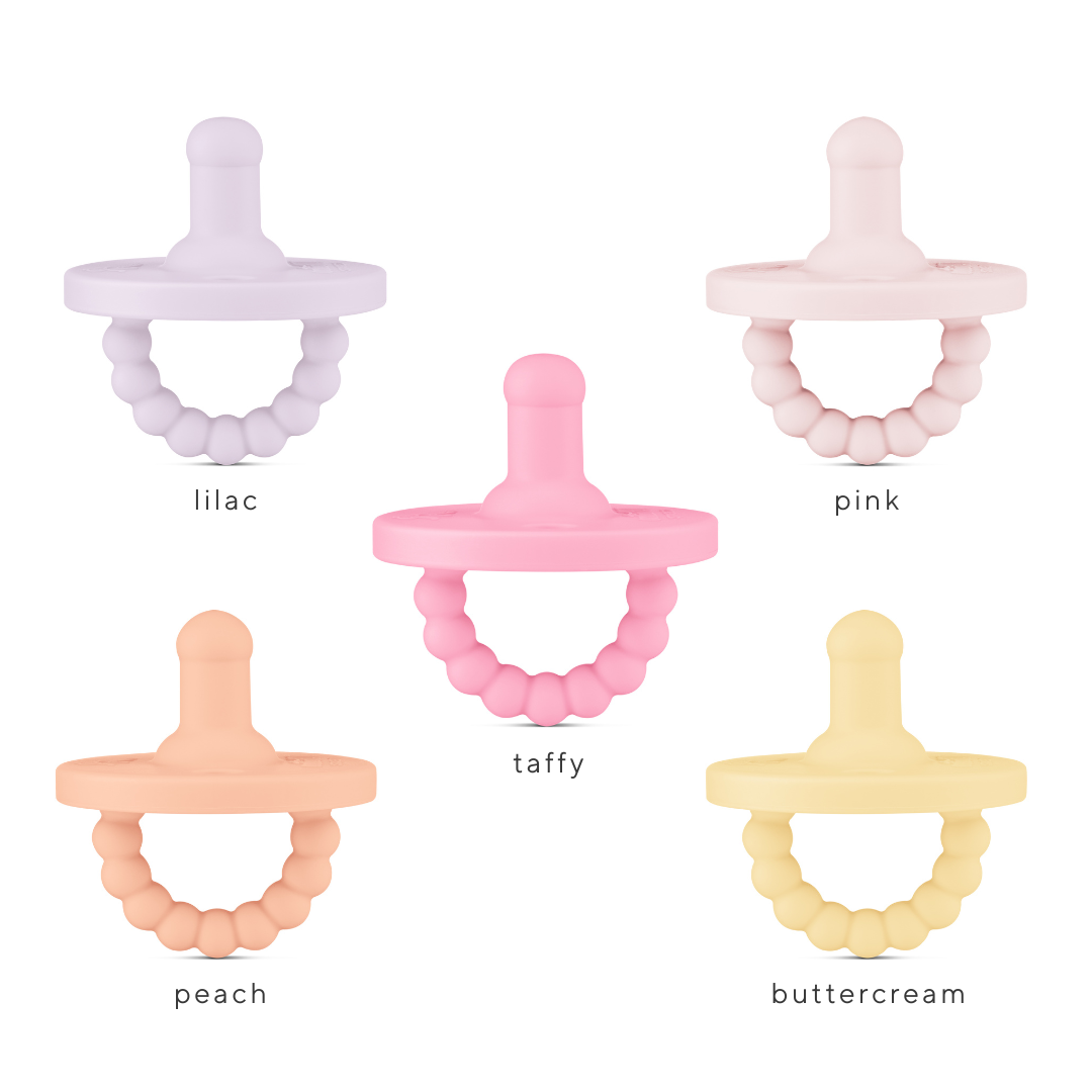 Cutie PAT Round (0-6m) Pacifier + Teether Sets