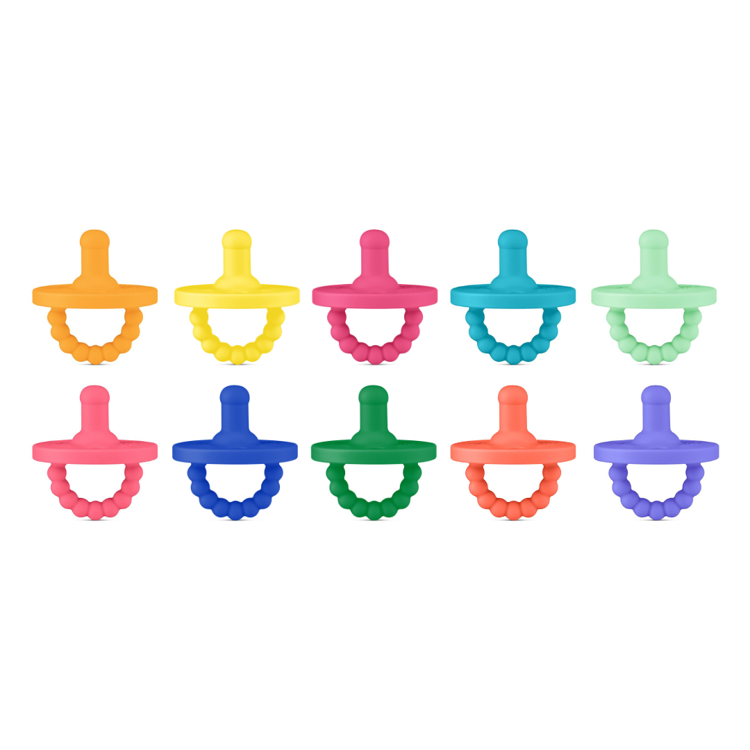 Cutie PAT Round (0m+) Pacifier Value 10 Packs