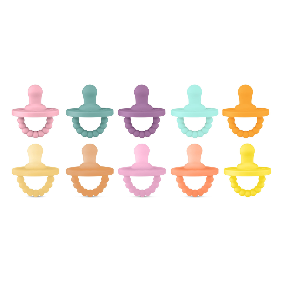 Cutie PAT Flat (0m+) Pacifier Value 10 Packs