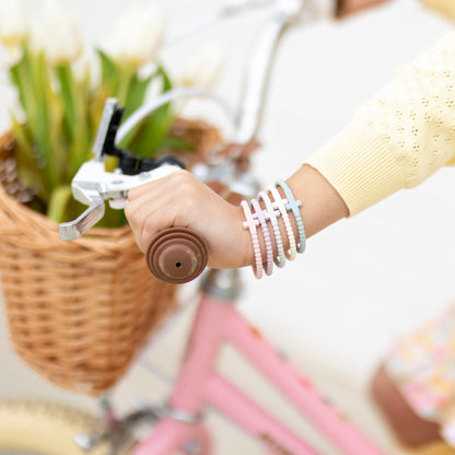 Girl wearing Jesus Bracelets