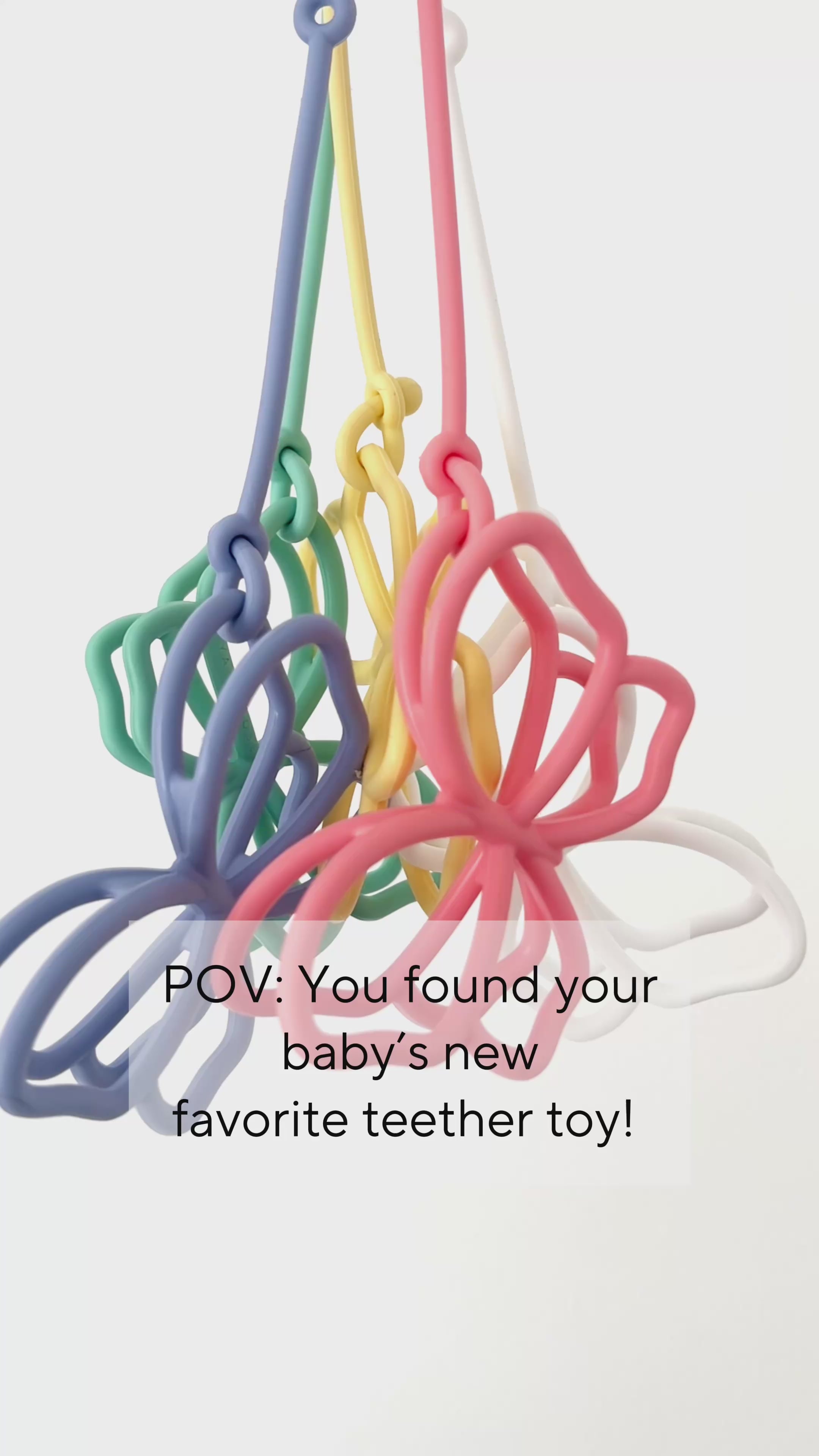 Load video: Butterfly Teether video
