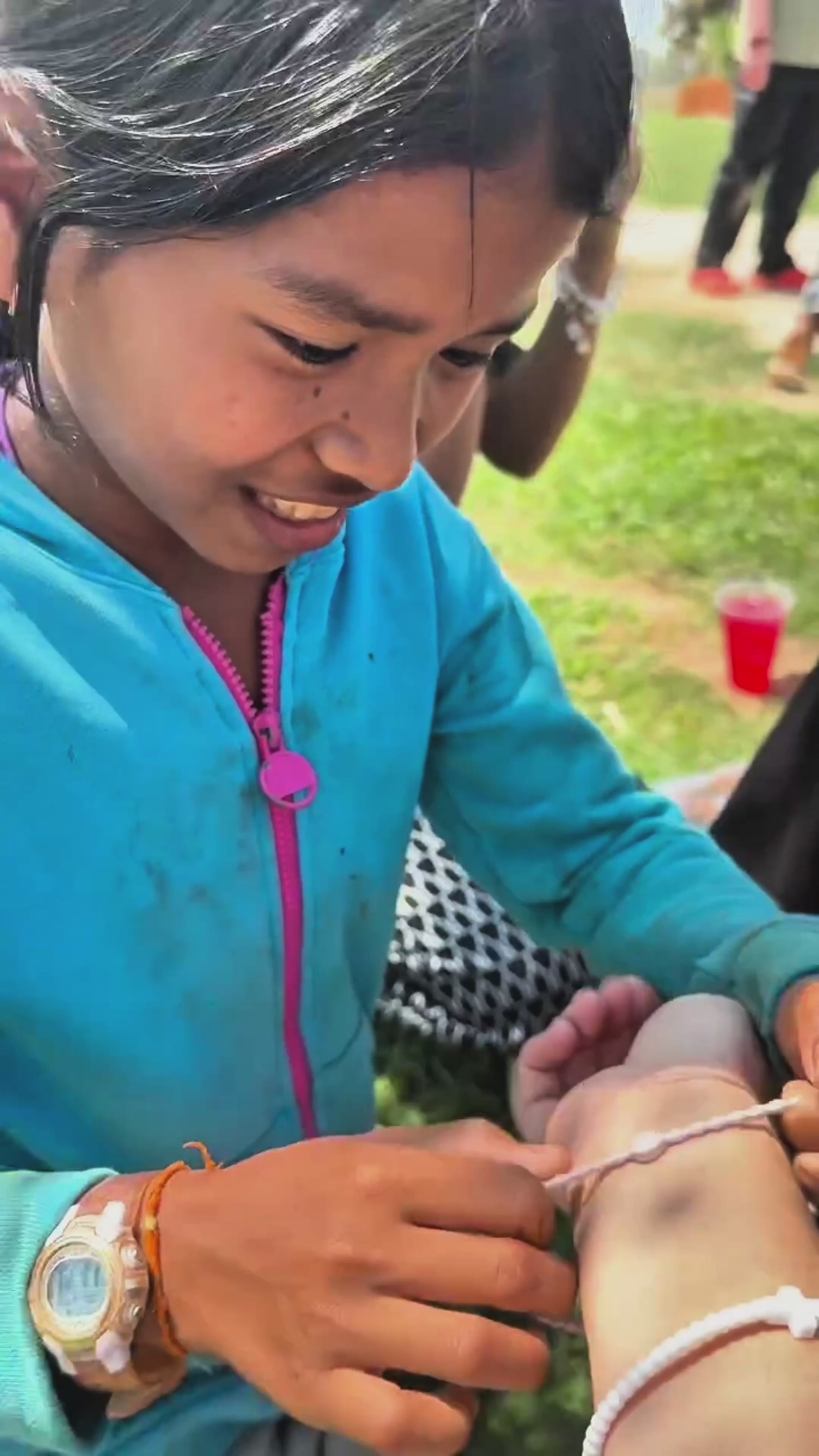 Video of kids wearing Jesus Bracelets