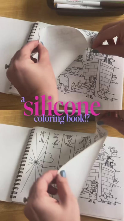 Bible Stories Silicone Coloring Book