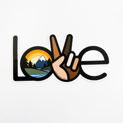 Sunset Peace Decal