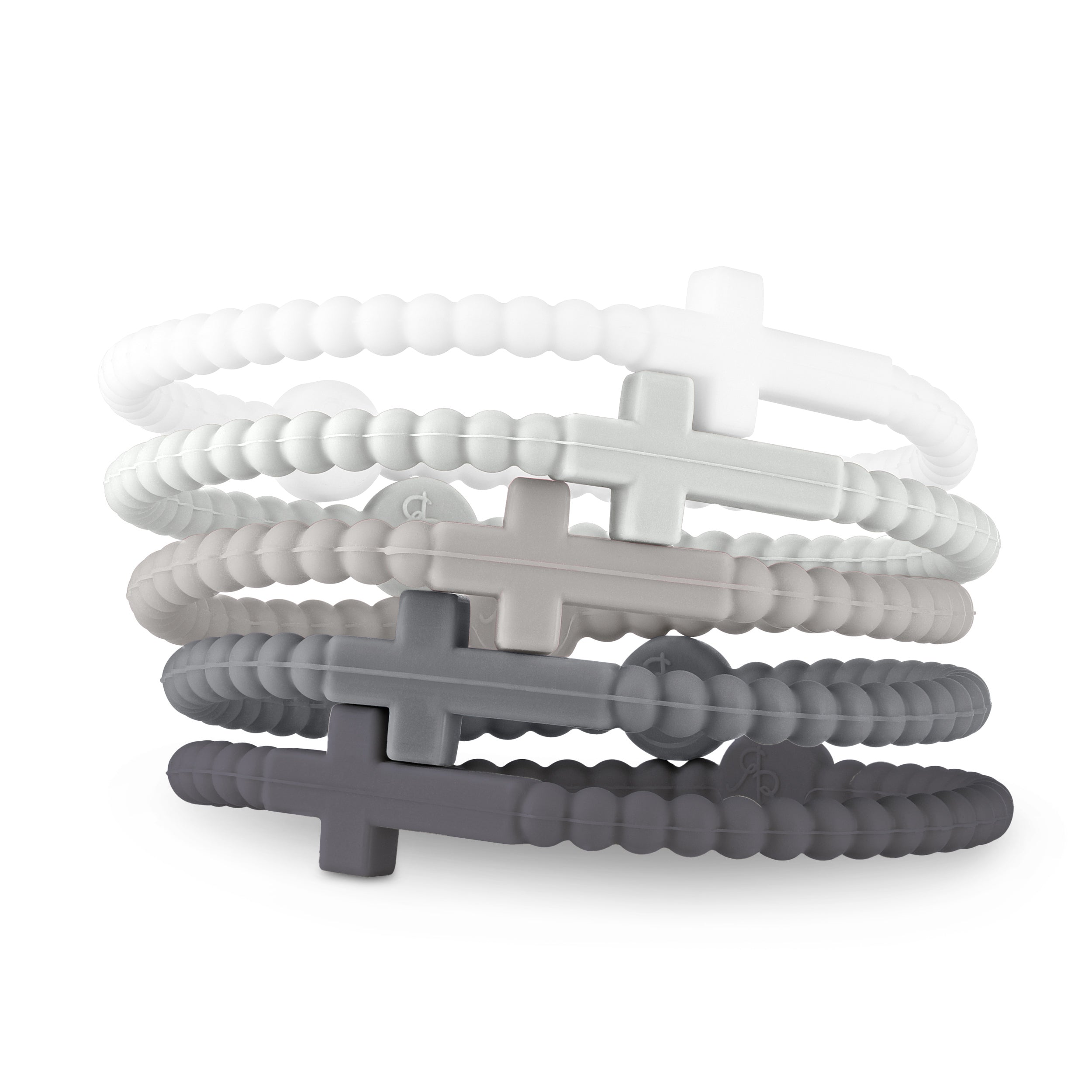 Jesus bracelets - White,Steel,Smoke,Grey,Slate 